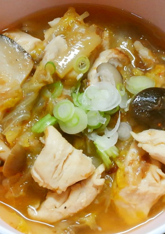 簡単❁鶏ささみと白菜きのこの白だし和風煮-レシピのメイン写真