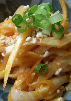 激辛鳥皮で~酢もつ風~-レシピのメイン写真