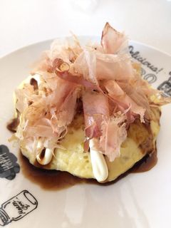 レンジで簡単!ふわふわお豆腐お好み焼き-レシピのメイン写真