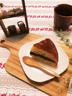 炊飯器でHM簡単ジャンボどら焼きケーキ-レシピのメイン写真