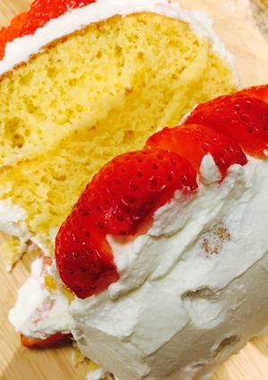 材料3つ!簡単!フワフワケーキ-レシピのメイン写真
