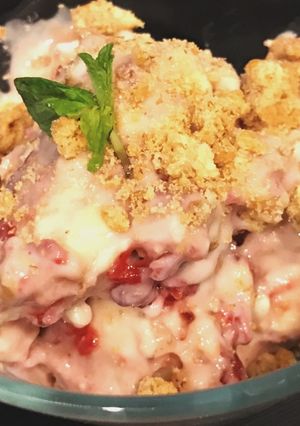 マシュマロで簡単チーズケーキ風アイス♪-レシピのメイン写真