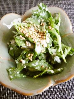 菊菜の味噌白和え-レシピのメイン写真