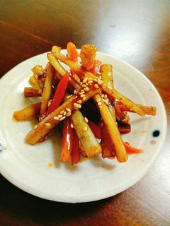 ご飯が進むゴボウのコチュ炒め-レシピのメイン写真
