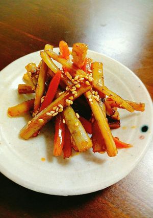 ご飯が進むゴボウのコチュ炒め-レシピのメイン写真