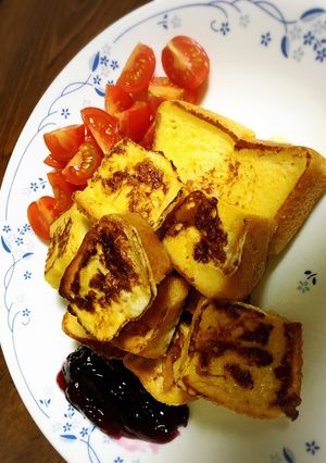 簡単！フレンチトースト風？モーニング-レシピのメイン写真