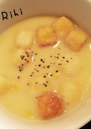 朝に最適 コーンスープ-レシピのメイン写真