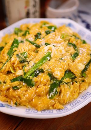 ふわとろ甘～い🤭とろろチーズニラ玉💖-レシピのメイン写真