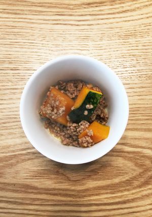 かぼちゃのそぼろ煮-レシピのメイン写真