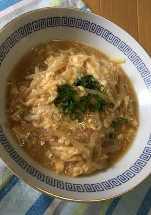 餃子の王将 ラーメンで作るサンラータン-レシピのメイン写真