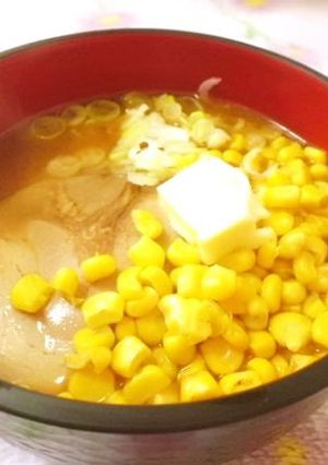 ＊私の懐かしい味噌バターコーンラーメン＊-レシピのメイン写真