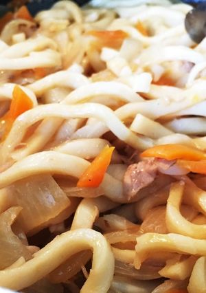 幼児食☆親子で食べる焼うどん☆味付控えめ-レシピのメイン写真