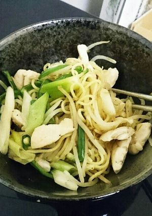 【男飯】塩焼そば-レシピのメイン写真