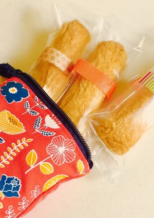 手が汚れず箸いらず!いなり棒-レシピのメイン写真