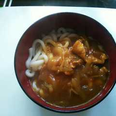 シンプルなカレーうどんです。-レシピのメイン写真