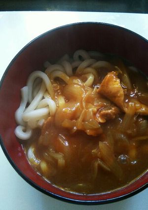 シンプルなカレーうどんです。-レシピのメイン写真