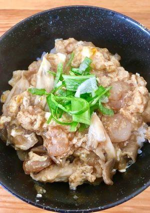 揚げない！エビと舞茸の天とじ丼-レシピのメイン写真