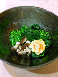 ほうれん草とシイタケと麩のお浸し-レシピのメイン写真