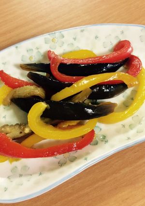 なすとパプリカの炒め煮-レシピのメイン写真