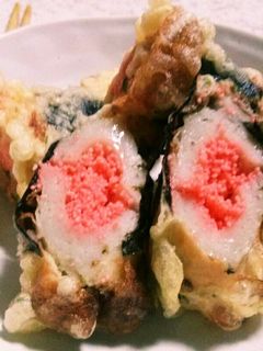 たらこと竹輪の磯辺揚げ♪-レシピのメイン写真