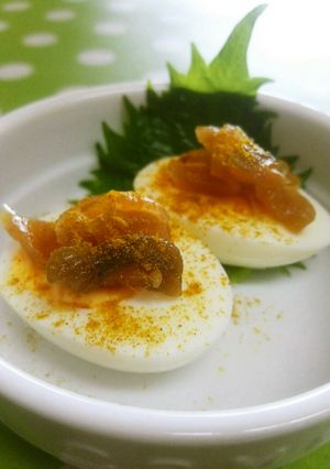 *ポリポリカレーのゆで卵*-レシピのメイン写真