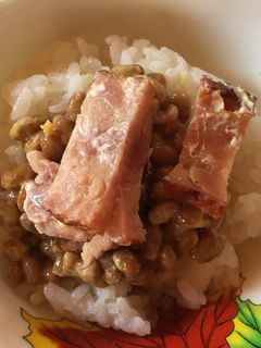 納豆と焼豚のご飯-レシピのメイン写真