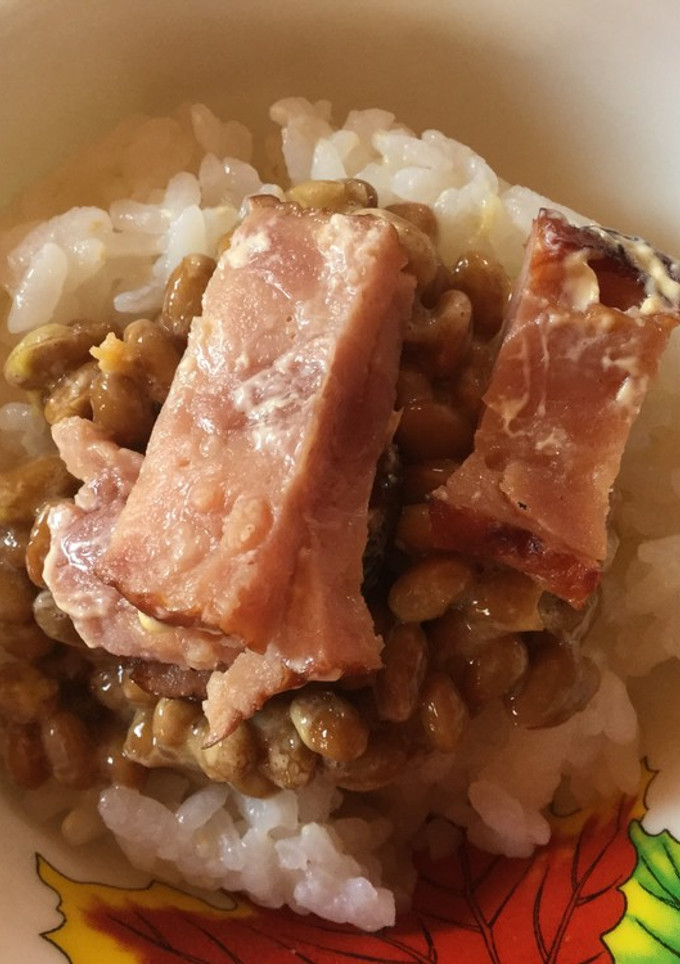 納豆と焼豚のご飯-レシピのメイン写真