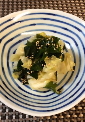 和製ザワークラウトとワカメの和え物-レシピのメイン写真
