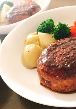 チーズインハンバーグ-レシピのメイン写真