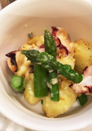 タコとお野菜のモッツァレラチーズ炒め-レシピのメイン写真