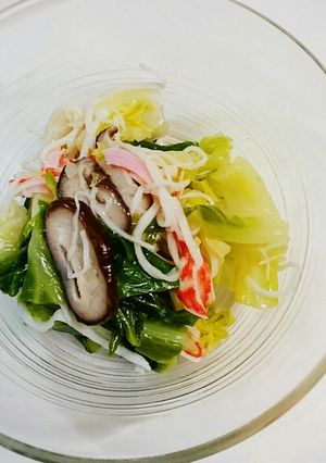 悪阻でも食べられた キャベツのナムル風♪-レシピのメイン写真