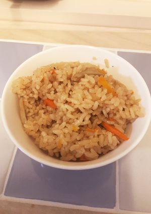人参とごぼうの炊き込みご飯-レシピのメイン写真