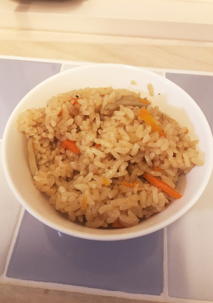 人参とごぼうの炊き込みご飯-レシピのメイン写真