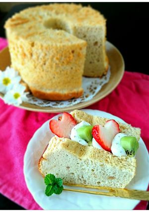 HMと苺ジャムのシフォンケーキ★雛祭りも-レシピのメイン写真