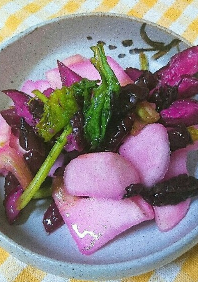 ☆ 市販のしば漬けと蕪で‥春待ち漬物-レシピのメイン写真