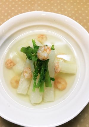 かぶと海老の鶏ガラスープ-レシピのメイン写真