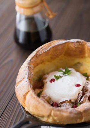煮リンゴで♪サクサクダッチベイビー-レシピのメイン写真