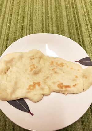 簡単 絶品フライパンでモチふわのナン-レシピのメイン写真