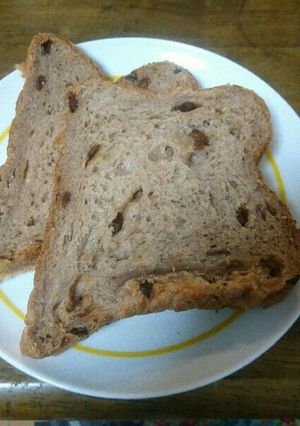 HBで作るココアレーズンパン-レシピのメイン写真