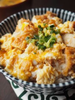 親子チキンカツ丼-レシピのメイン写真