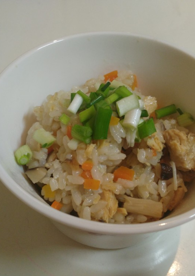 簡単♪鮭缶で作る炊き込みご飯-レシピのメイン写真