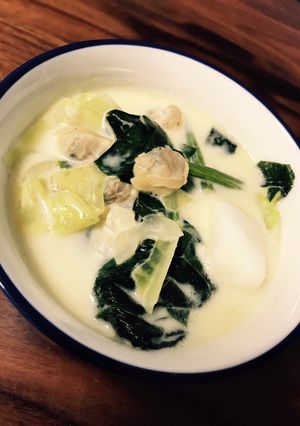 味噌が決め手、ミルクスープ!-レシピのメイン写真