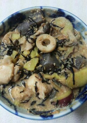 煮物すりごま和え（血管ダイエット1065-レシピのメイン写真