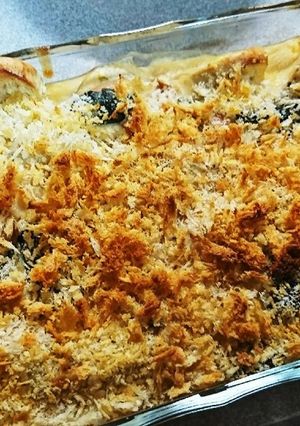 海老芋と深ねぎの豆乳グラタン-レシピのメイン写真
