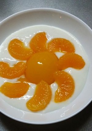 ヨーグルトアート～輝く太陽☀-レシピのメイン写真