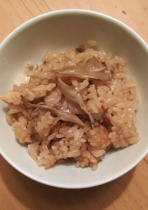 松山揚げ炊き込みご飯-レシピのメイン写真