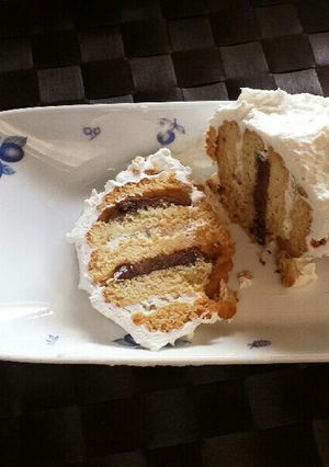 クリームビスケット　焼かない　ケーキ-レシピのメイン写真
