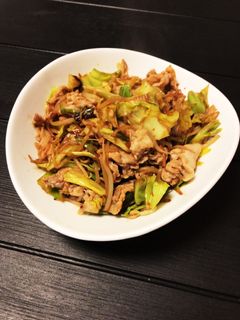 【冷凍野菜】簡単キャベツのピリ辛炒め-レシピのメイン写真