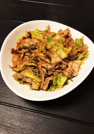 【冷凍野菜】簡単キャベツのピリ辛炒め-レシピのメイン写真