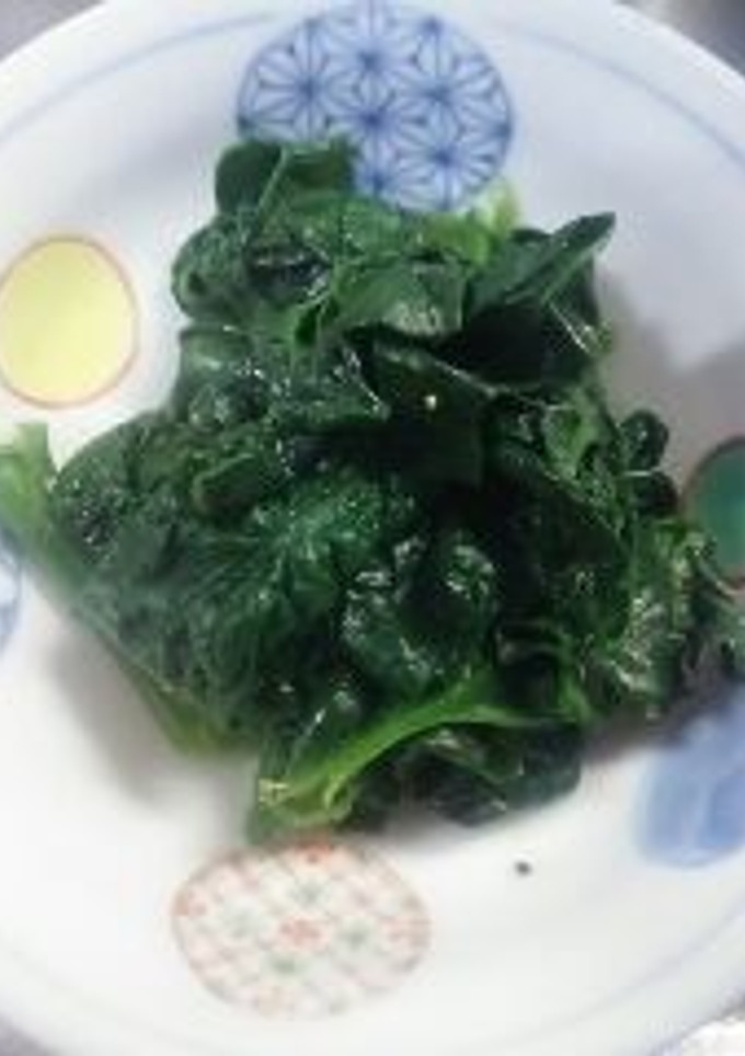 寒じめほうれん草のバター炒め-レシピのメイン写真